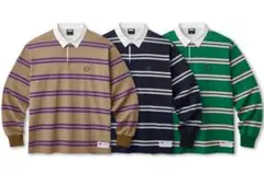 FTC PRINTED STRIPE RUGBY SHIRT