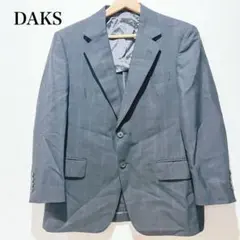 ダックス メンズスーツ ジャケット ストライプ柄 黒色 シンプル