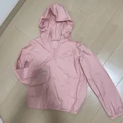 キッズUNIQLO ポケットパーカー 150 ピンク　軽量