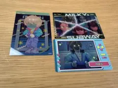 ミルキーサブウェイ トレーディングカード マックス　3枚セット