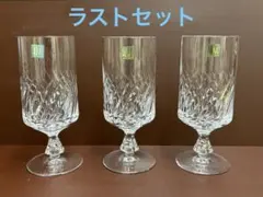 ホヤクリスタルガラス　ジュースグラス3個セット