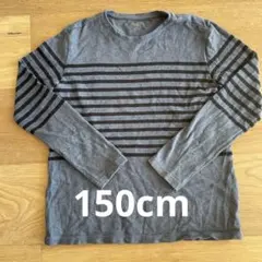 UNIQLO キッズ 長袖カットソー 150 ボーダー