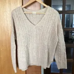 URBAN RESEARCH DOORS ケーブルニットセーター