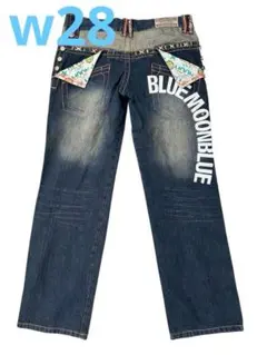 美品 Gyaru Blue Moon Blue Denim w28 y2kのサムネイル