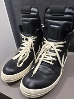 美品 Rick Owens geobasket 42 ジオバス RICK OWENS GEOBASKET ジオバスケット レザースニーカー (RICK
