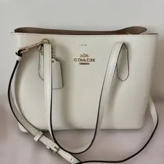 期間限定セール】COACH トート 希少ホワイト ☆豪華シグネチャー小物付 