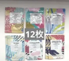 KisoCare 温泉水 フェイスパック 人気マスク6種類×2枚合計12枚セットのサムネイル