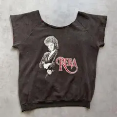 80s Reba 半袖 スウェット サンフェード ダブルフェイス ヴィンテージ
