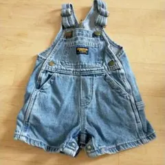 OshKosh B'Gosh デニムオーバーオールショートパンツ