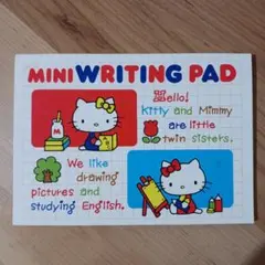 昭和レトロ☆1970年代サンリオ☆ハローキティ☆ミニライティングパッド