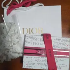 ディオール　CHRISTIAN DIOR ショップ袋 バレンタインギフト