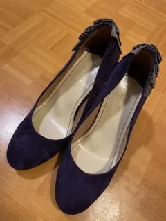 オリエンタルトラフィック リボン付きパンプス パープル 24.5cm