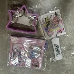 新品未使用 名探偵プリキュア ペンライト 巾着 タンバリン セット