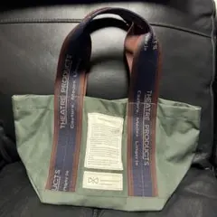 THEATRE PRODUCTS ジャガードテープ　スクエアトートバッグ