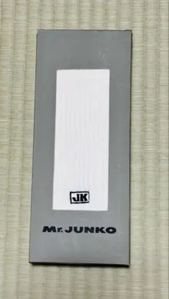 Mr. JUNKO メンズ ソックス ホワイト リブ編みのサムネイル