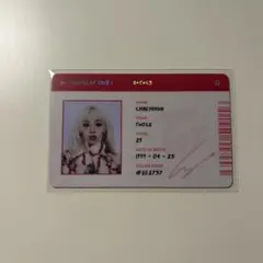 TWICE Formula of love チェヨン IDカード トレカ