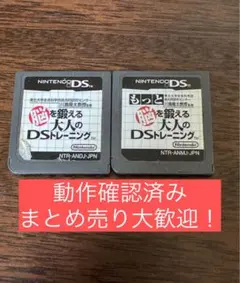 【DS】脳を鍛える大人のDSトレーニング 2本セット