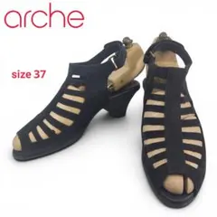 【arche/アルシュ】 美品 グラディエーターヒール サンダル スエード 37のサムネイル