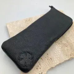 クロムハーツ 黒レザー メガネケース メガネ拭き - メルカリ