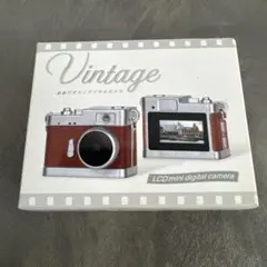 液晶付きミニデジタルカメラ Vintage ブラウンのサムネイル