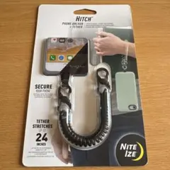NITEIZEヒッチ & コイルコード カラビナ ブラックチェーン 未開封新品