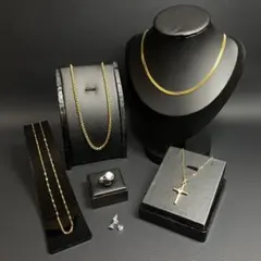 ネックレス　まとめ売り　セット　ピアス　アクセサリー　ゴールド　リング　サ57