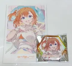 ラブライブ μ's 秋葉原 ポップアップ 缶バッジ カード 高坂穂乃果