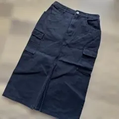 W.W.G レディーススカート タイトスカート カーゴスカート デニムスカート