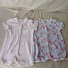 PETIT BATEAU ロンパース 2枚セット 18m 81cmのサムネイル