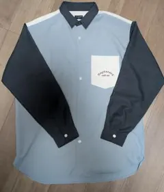 Haphazard グレー ブラック シャツ