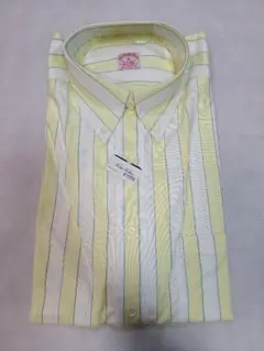 【新品未使用】BROOKS　BROTHERS　シャツ　イエロー　ホワイト　黄　白