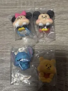 ミッキー ミニー スティッチ プーさん 4体セット