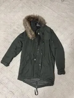 THRUXTON モッズコート カーキ M