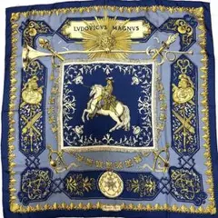 HERMES エルメス 貴族の紋章 カレ 大判 スカーフ モノグラム - メルカリ