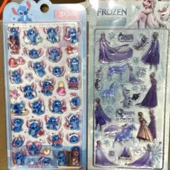 スティッチ&アナと雪の女王 ボンボンドロップシール 海外正規品