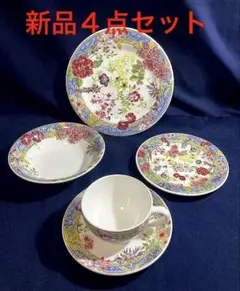 Gien Millefleurs ジアンカップ/ボウルなど食器セット　４点新品‼️ ジアン（Gien）ミルフルール デザートプレート 22cm 1643B4AB50