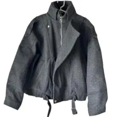 新品未使用品 Marswort スタンドカラー ブルゾン チャコール 2XL