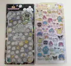 【正規品】サンリオ　うるちゅるポップシール　シマエナガジュエルプチドロップシール