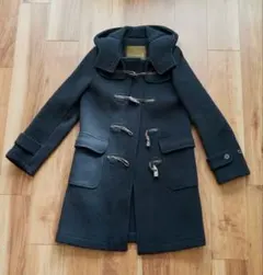 MACKINTOSH ブラック ダッフルコート 34 英国製　100% WOOLのサムネイル