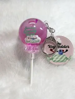 パペットスンスン ノンノン オイル キャンディ キーホルダー ピンク 新品未使用