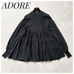 美品】5.9万 3Dフラワー刺繍ブラウス アドーア ADORE 3Dレース - メルカリ