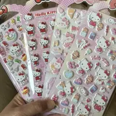 ハローキティ 立体シールセット 4枚