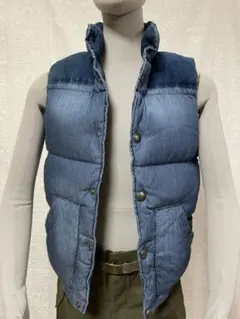 BAYFLOW/ベイフロー デニムダウンベスト メンズS