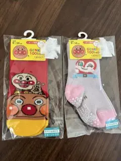 【未開封】福助　アンパンマン　ドキンちゃん　靴下