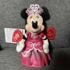トータリーミニー　プリンセスデイズ　ぬいぐるみバッジ　ミニーマウス