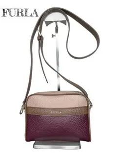 超美品☆ FURLA フルラ　AVRIL ショルダーバッグ　レザー　ボルドー　鞄