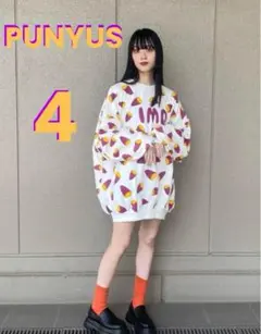 【２点おまとめ】PUNYUS　プニュズ　スウェット☆サツマイモ　刺繍ロゴ 2点おまとめ】PUNYUS プニュズ スウェット☆サツマイモ 刺繍ロゴ