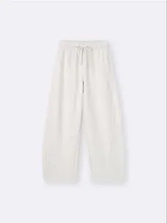 GU スウェット　バレルレッグパンツ