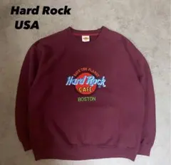 「1990年代USA仕様」Hard Rock Cafe ボストン スウェット L