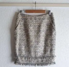 EPOCA エポカ ウール混 ツイード スカート